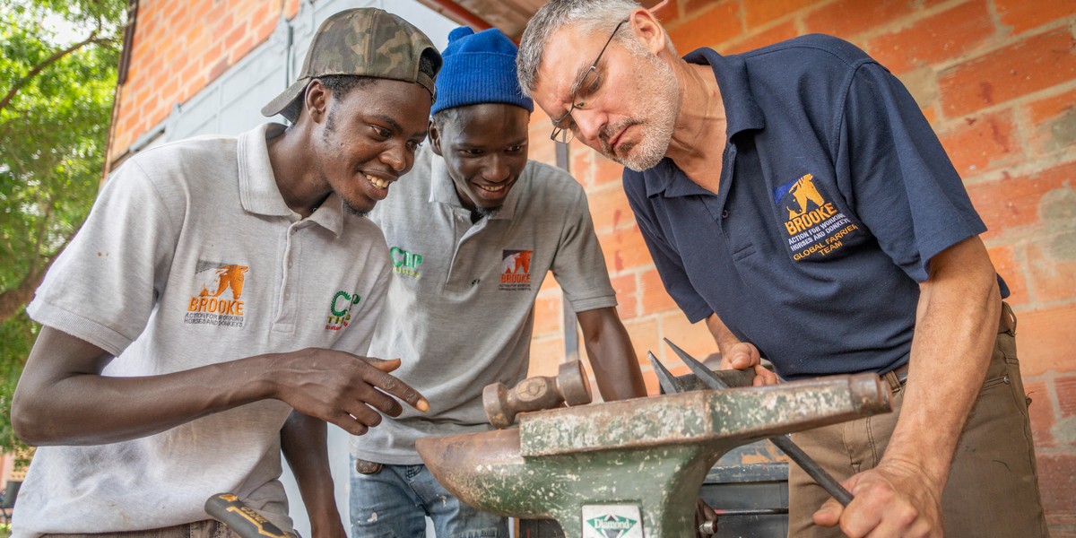 Farriery demonstration 