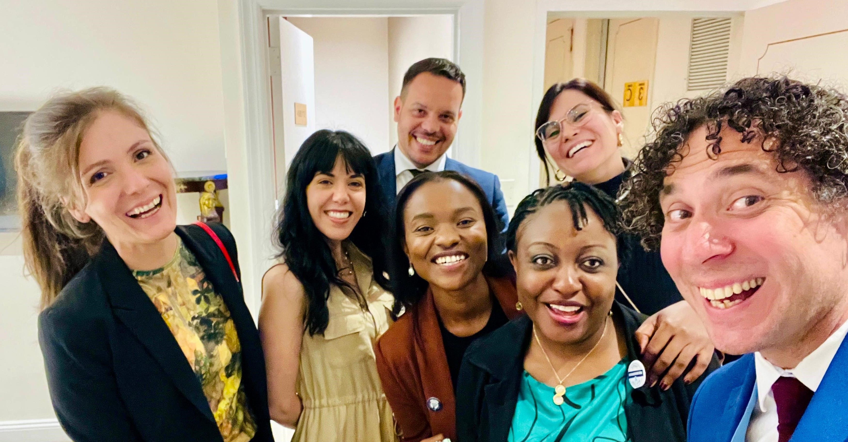 NGO representatives at a United Nations event 