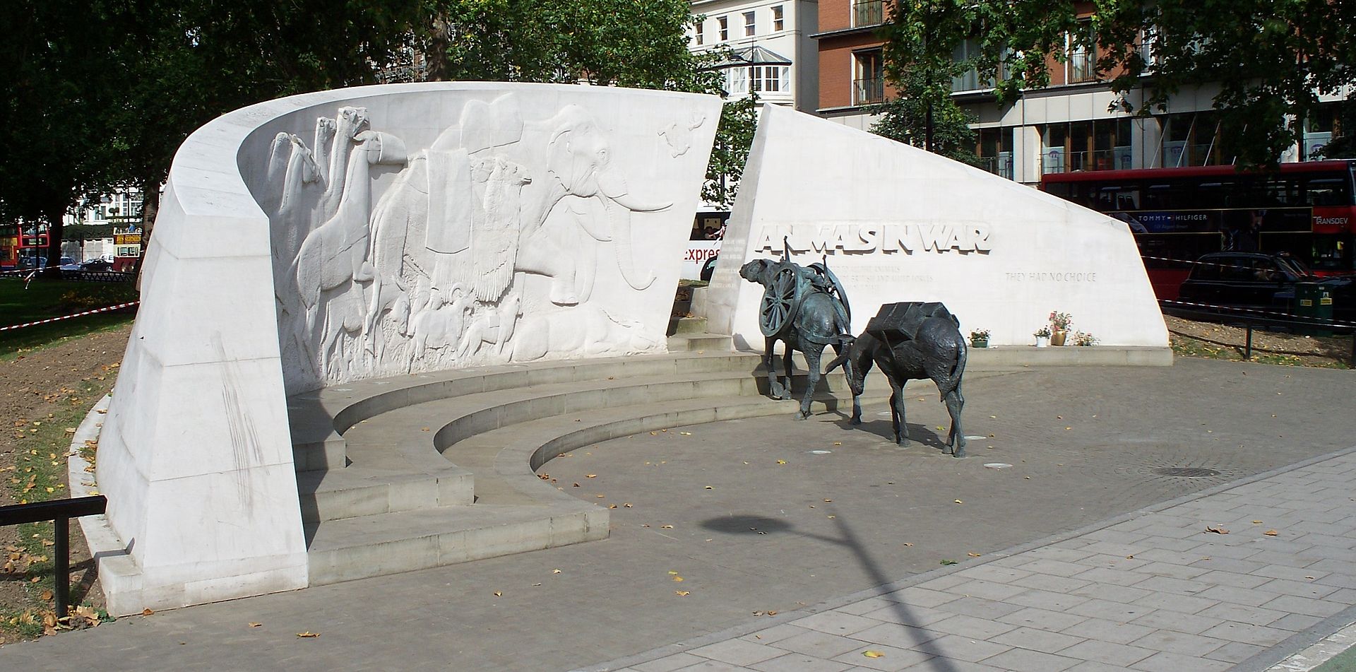 The Animals in War Memorial is a war memorial in Hyde Park