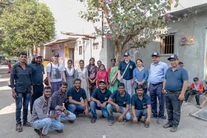 Brooke staff in India