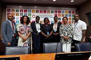 Brooke and Kenya government representatives at United Nations event 