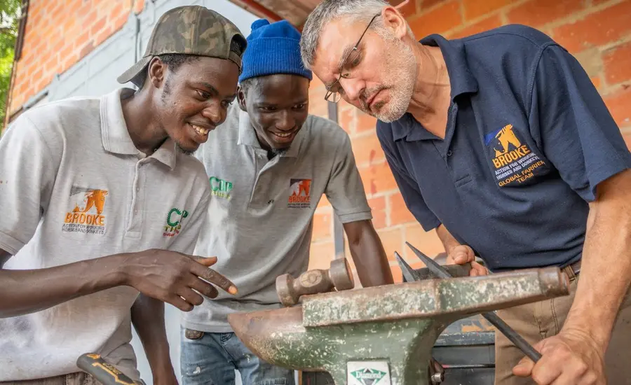 Farriery demonstration 