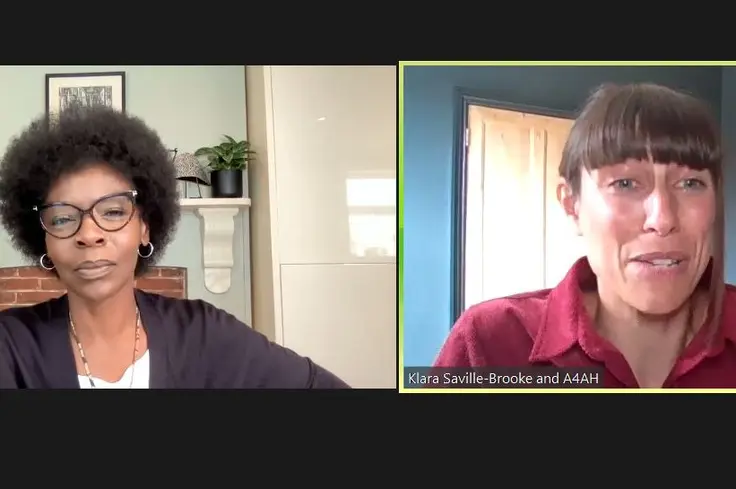 Patricia Amira (left) and Dr Klara Saville (right)