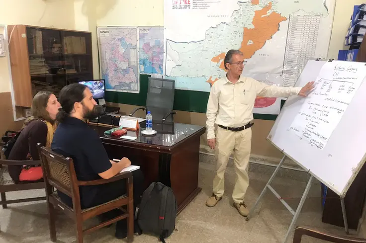 Daniel meets Dr Nawaz