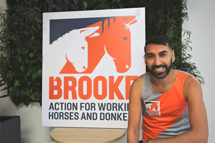 Joey will run for Brooke after 13 years of working at the charity.