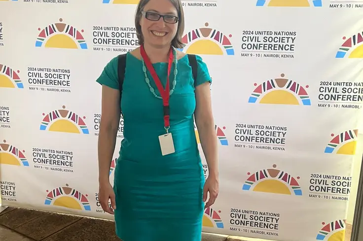 Animal charity advocate at UN Conference 