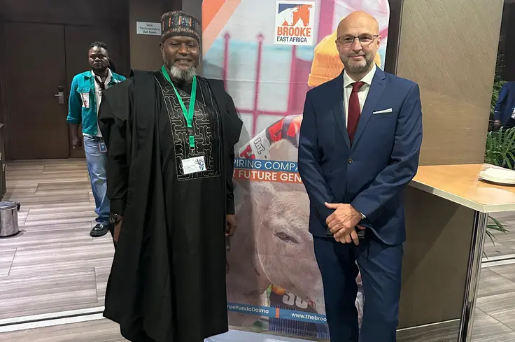 Brooke staff at the Pan African Donkey Conference 2025